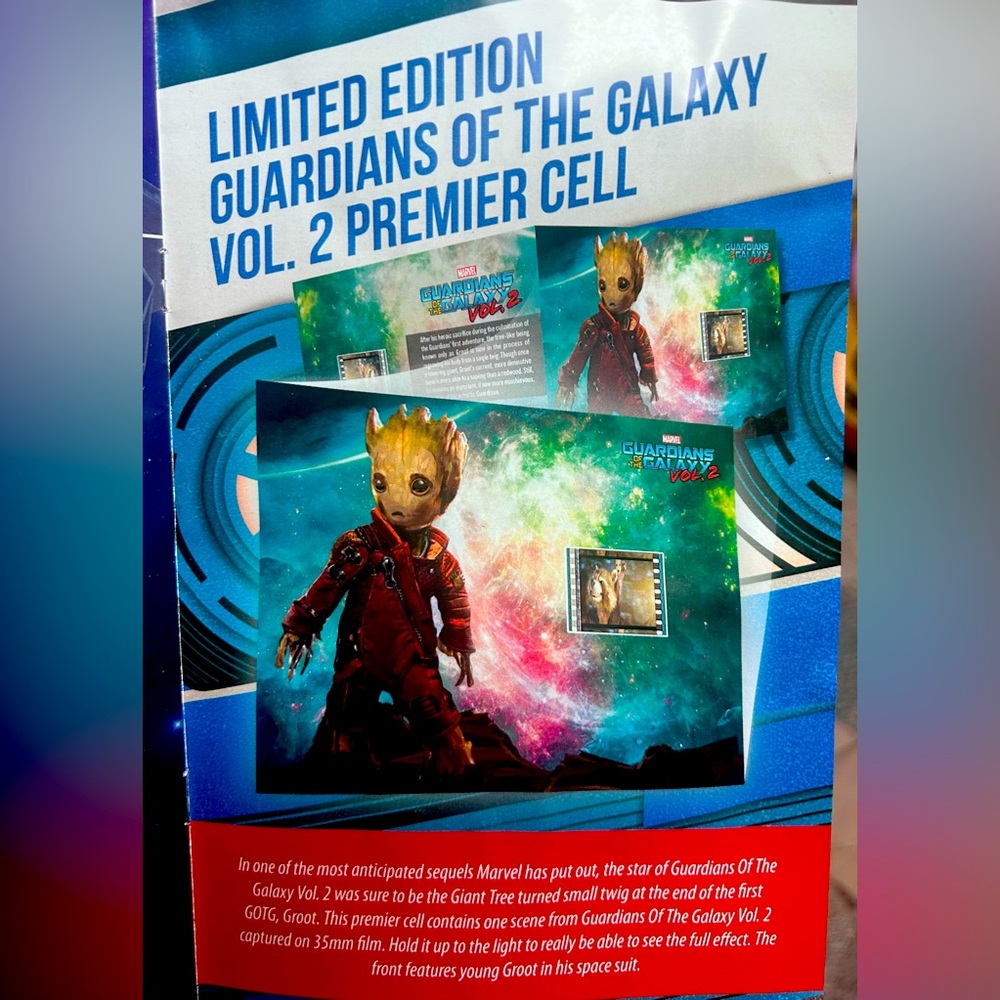Guardians of the Galaxy Vol. 2 Limited Edition premier cell from Bam Box